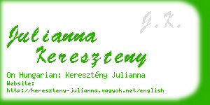 julianna kereszteny business card
